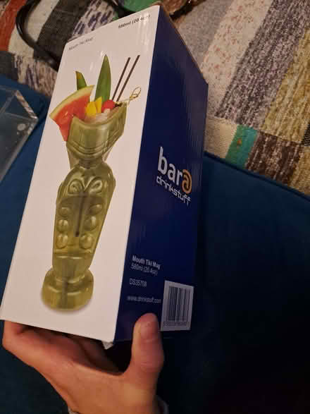 Photo of free Green tiki mug - unused in its original box. Fun for home ba (Shepherds Bush W12) #1