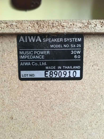 Photo of free Aiwa Stereo speakers 30W with mini jacks (Cradley WR13) #3