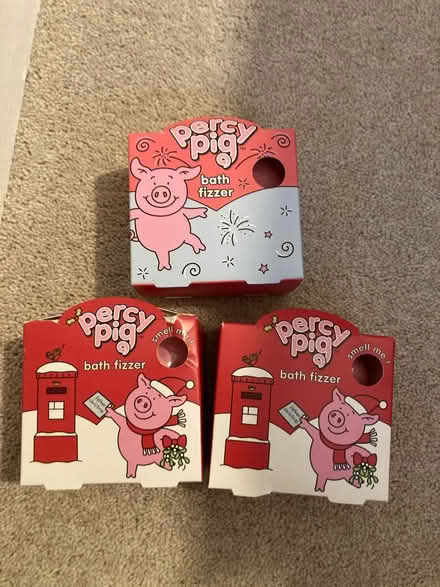 Photo of free 3 Percy pig bath fizzers (Romsey) #1