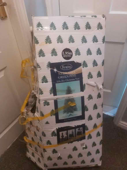 Photo of free Artifcial Christmas tree (used) (Huyton L36) #1