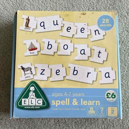 Photo of free Spell and Learn jigsaw for kids (Oxford OX2) #2