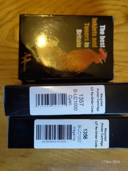 Photo of free Brother Inkjet cartridges 1356/7/8 (CM15, Brentwood) #2