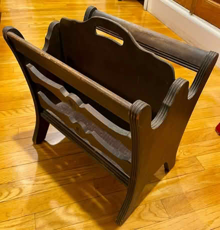 Photo of free Antique Magazine Rack (near Huron and Garden, Camb.) #1