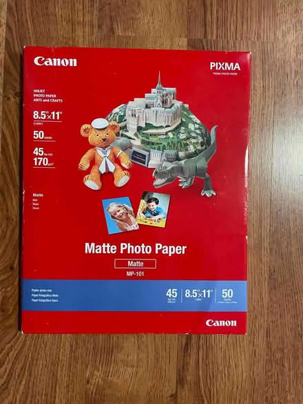 Photo of free Canon Photo Paper (Derry/Bronte Rd) #1