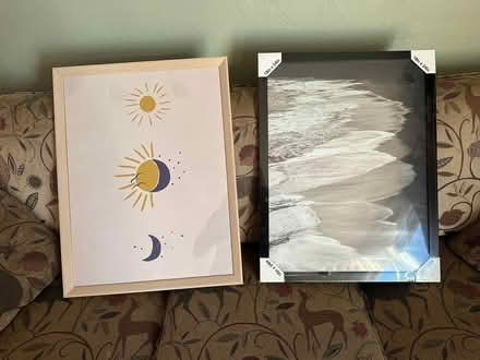 Photo of free 18x24 poster frame - one off white (West San Jose/Westgate) #1