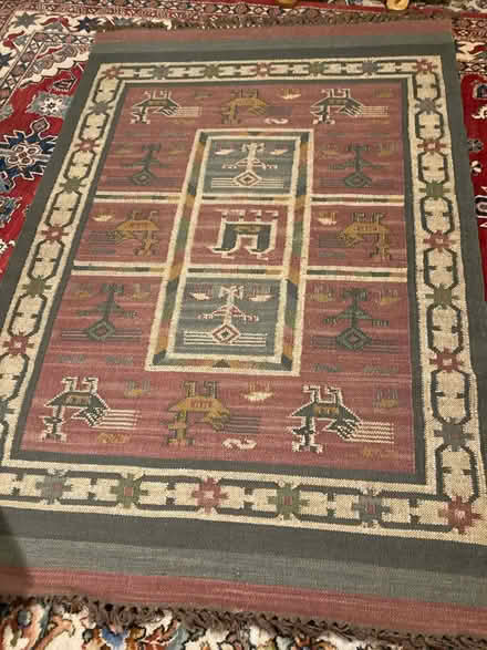 Photo of free Rug - aztec style design (Hyson Green NG1) #1