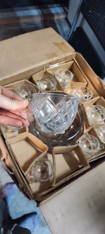 Photo of free Antique punch glasses (12) (23602) #1