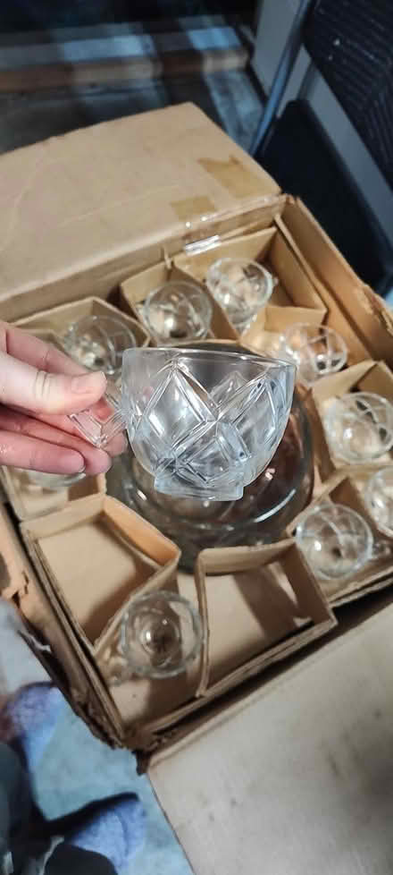 Photo of free Antique punch glasses (12) (23602) #1
