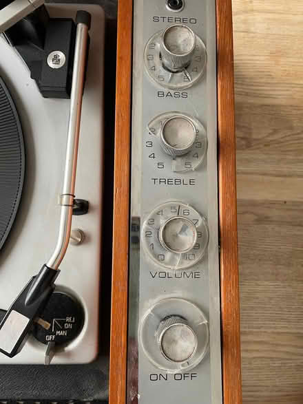 Photo of free 1960s record player (Knotty Green HP9) #3
