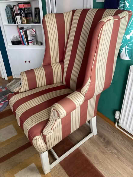 Photo of free Winged Back Upholstered Chair (Barton OX3) #2