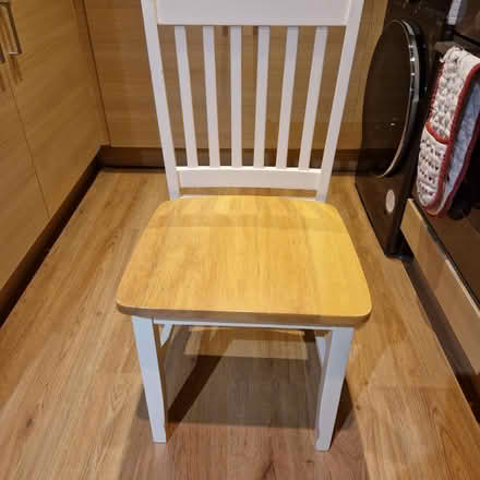 Photo of free 4 wood chairs (DA12) #1