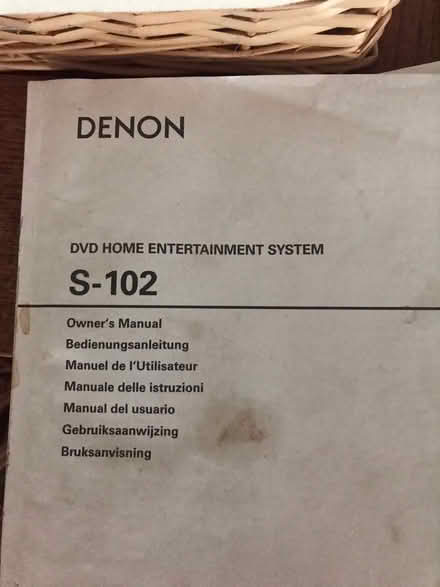 Photo of free Denon S-102 DVD home entertainment system (Presteigne LD8) #1