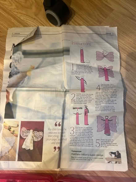 Photo of free Clothes peg angel craft kit (Rh1) #1