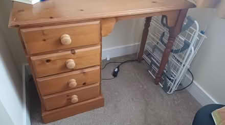 Photo of free Pine wood desk (Oxford OX2) #2