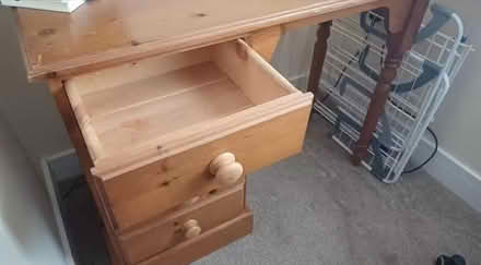 Photo of free Pine wood desk (Oxford OX2) #3