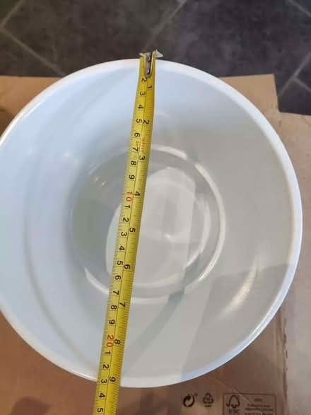 Photo of free White ceramic plant pot holder indoor (Leeman Road YO26) #1