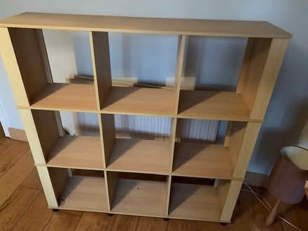 Photo of free Beech shelving unit (2) (South County Dublin) #1