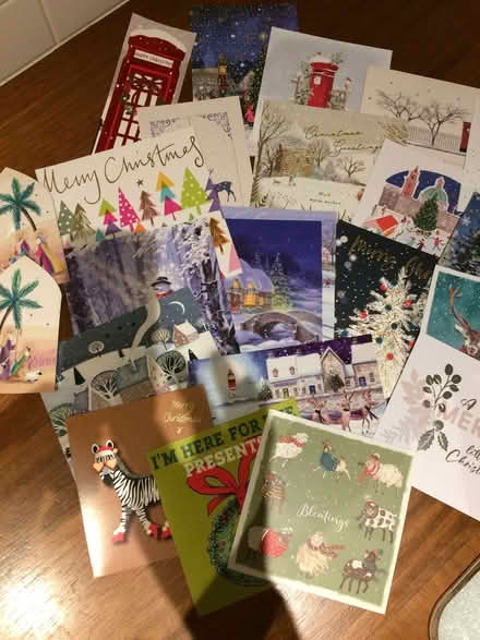 Photo of free Used Xmas cards for crafts/gift tags. (Penarth CF64) #1