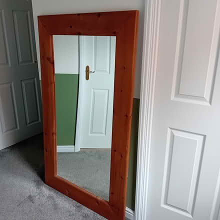 Photo of free Large Oak-framed Mirror (Hoddesdon EN11) #1