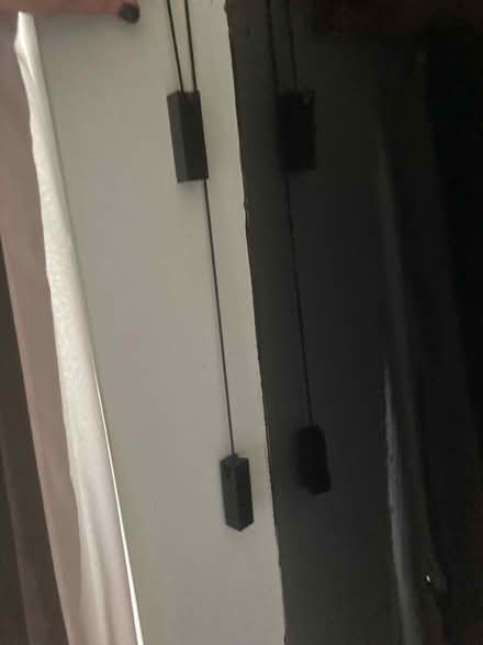 Photo of free Black curtains and curtain rail (Riddlesden) #2
