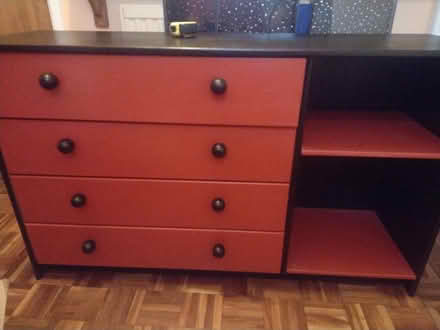 Photo of free Chest of drawers with shelves (Southfields SW19) #1