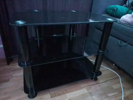 Photo of free Black Tempered Glass TV Stand 32Inch (IP3) #1