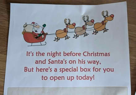 Photo of free Christmas Eve Box stickers (Carmarthen) #4