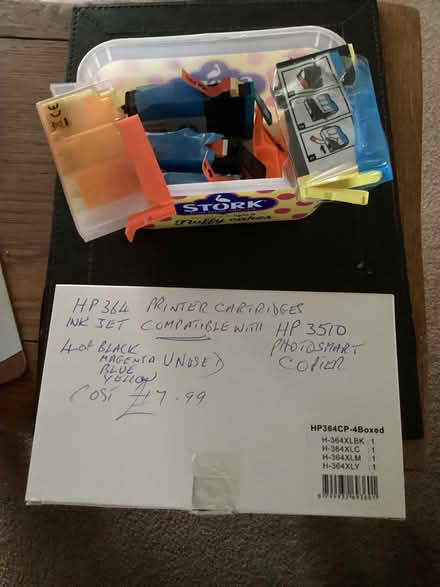 Photo of free HP photosmart printer cartridges. (North Tonbridge TN10) #1