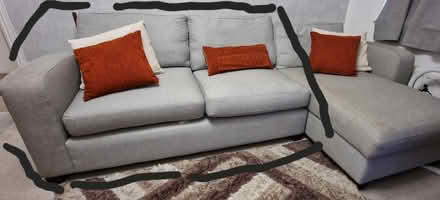 Photo of free Grey sofa (DA1 4) #1