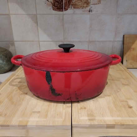 Photo of free Large Le Crueset casserole pot (SK4 Heaton Moor Stockport) #1