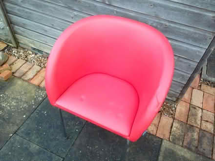 Photo of free armchair, comfortable, sturdy, upholstery repaired (Eaglestone MK6) #1