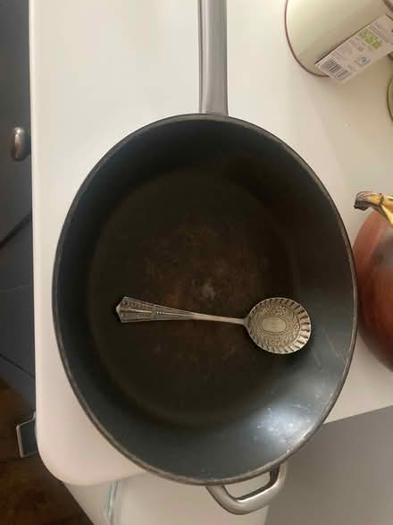 Photo of free Large frying pan and spoon (Muswell Hill N10) #1