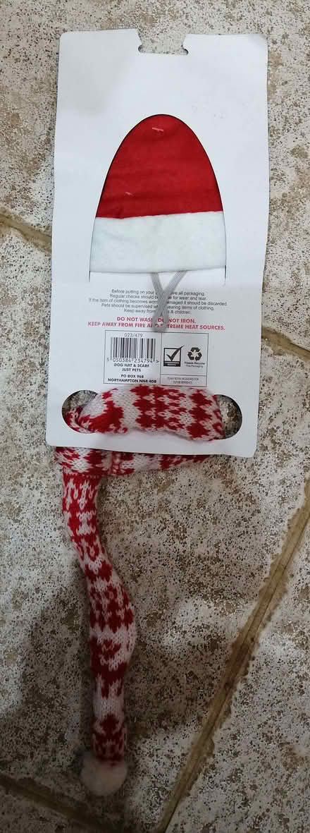 Photo of free 4 x Small Dog Novelty Christmas Outfits (Tyseley B11) #3