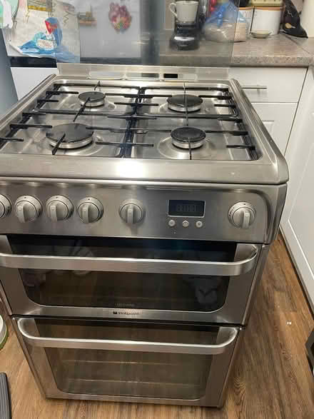 Photo of free Hotpoint Dual Oven Gas Cooker (W6 7HL) #2