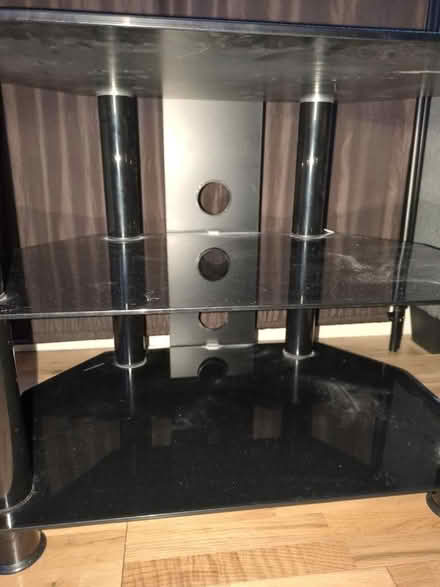 Photo of free Black Tempered Glass TV Stand 32Inch (IP3) #2