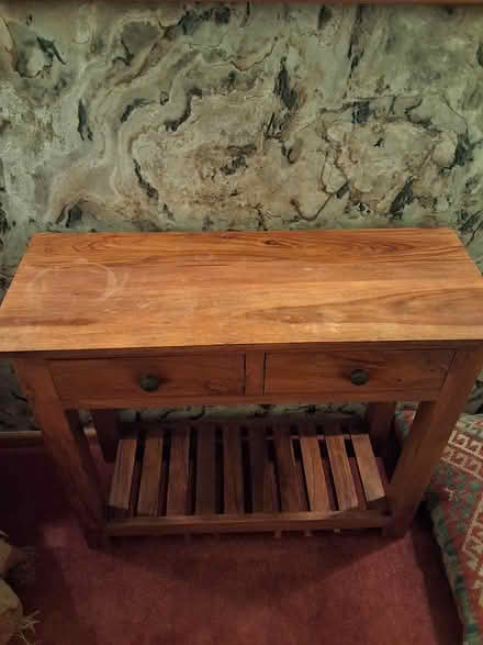 Photo of free Solid wood consul (watermarked) (Bedlington Station, NE22) #2