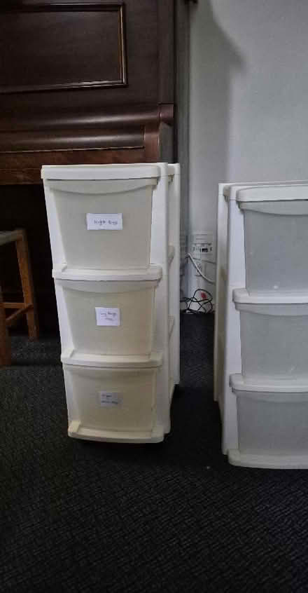 Photo of free 2 small plastic towers (Peachcroft OX14) #1