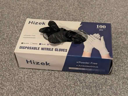 Photo of free Black Nitrile Gloves Pack X-Large (RG30 2PG) #1