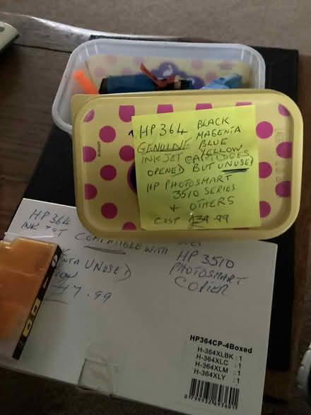 Photo of free HP photosmart printer cartridges. (North Tonbridge TN10) #2