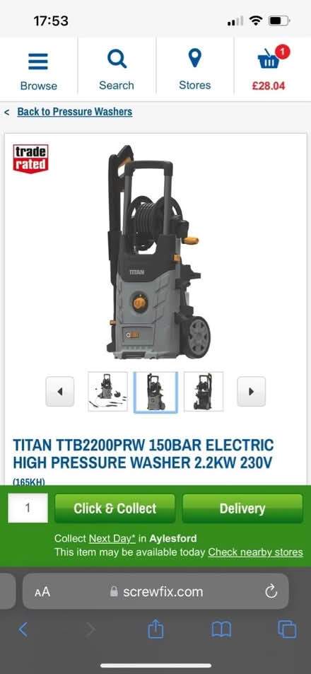 Photo of Broken titan pressure washer hose (Chatham ME5) #1