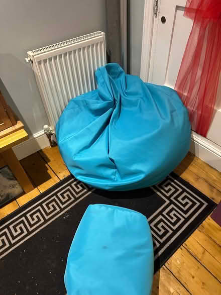 Photo of free Beanbag chair and footrest (St Albans AL3) #2