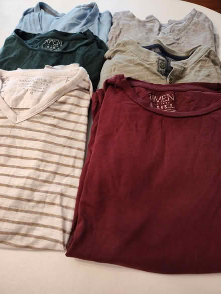 Photo of free Men's tee shirts solid and striped (Town of Woodbury Orange County) #1