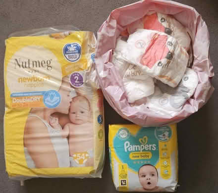 Photo of free Nappies size 1&2 (Tunbridge Wells TN2) #1
