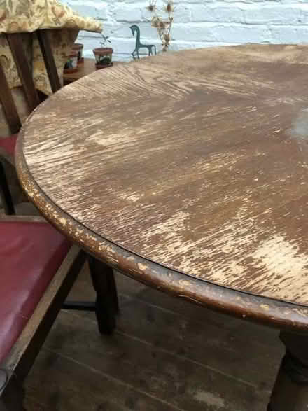 Photo of free Circular dining table and three chairs (Twickenham TW1) #2