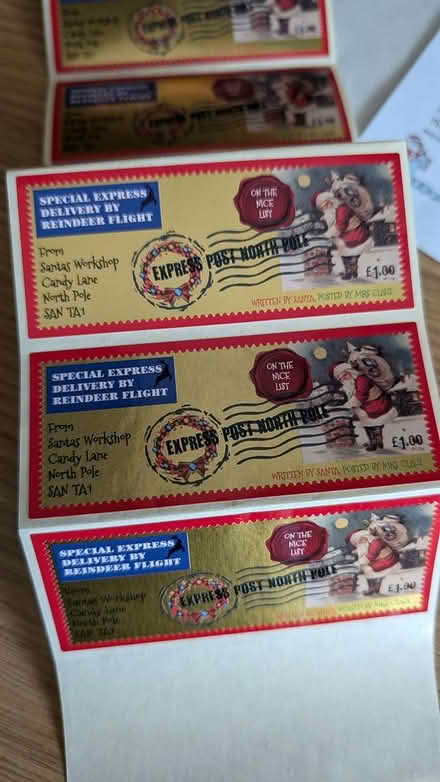 Photo of free Christmas Eve Box stickers (Carmarthen) #2