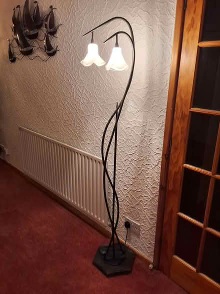 Photo of free Floral Floor Lamp (Bedlington Station, NE22) #1