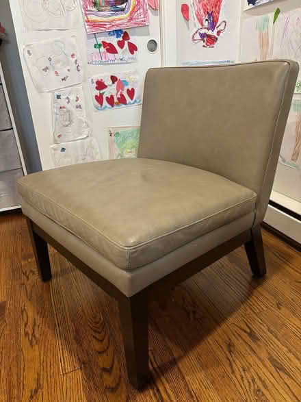Photo of free Gray Leather Chair (Media, PA) #1