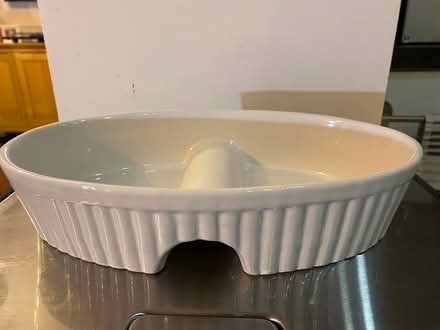 Photo of free Oval Ceramic dish with divider (Bexley Nr Albany Park Station) #1