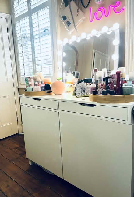 Photo of free IKEA storage cupboard + led mirror (SE25 4XA) #2