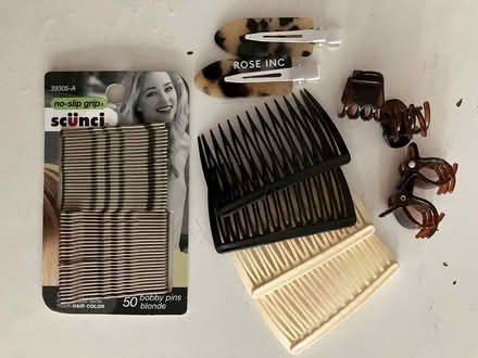 Photo of free assorted hair clips, combs etc (NoHo 10012) #1